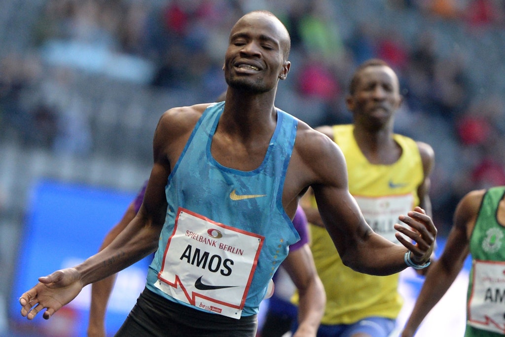 Wurde wegen Dopings gesperrt: Nijel Amos aus Botswana darf bei der Leichtathletik-WM nicht an den Start.