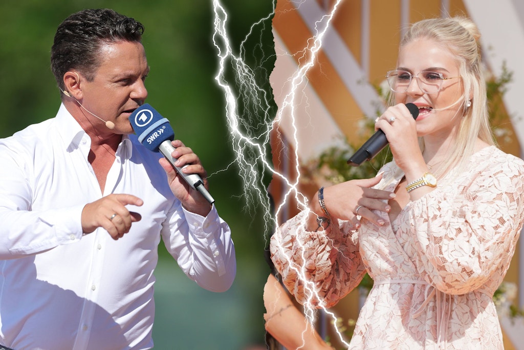 Es gibt Zoff zwischen „Immer wieder sonntags“-Moderator Stefan Mross und der bekannten TV-Großfamilie Die Wollnys.