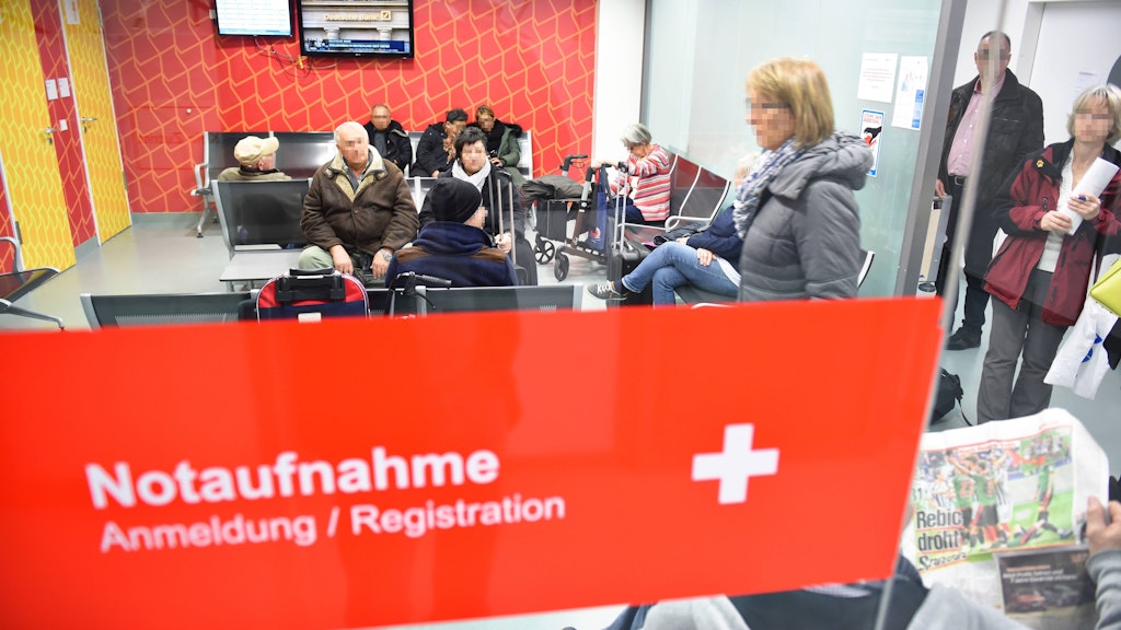 Auch Deutschlands Notaufnahmen sind oft überfüllt.