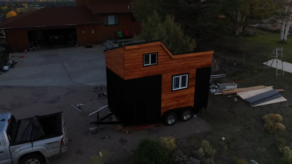 Das fertige Tiny House. Fehlt nur noch der Innenausbau.