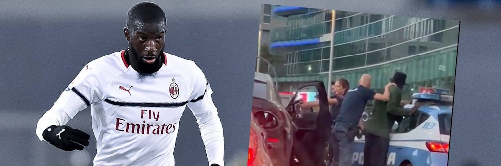Frankreichs AC-Mailand-Star Tiemoué Bakayoko wurde mit gezogener Waffe von der Polizei kontrolliert.