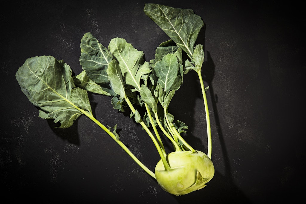 Kohlrabi ist ein beliebtes Gemüse.