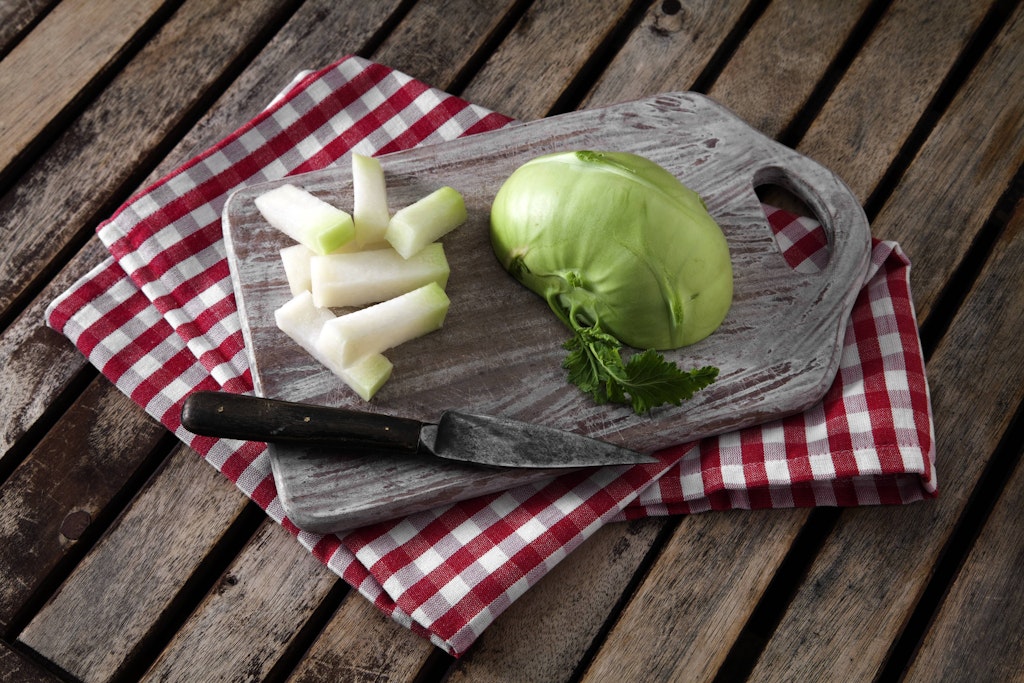 Kohlrabi ist als Rohkost genauso lecker wie gegart.