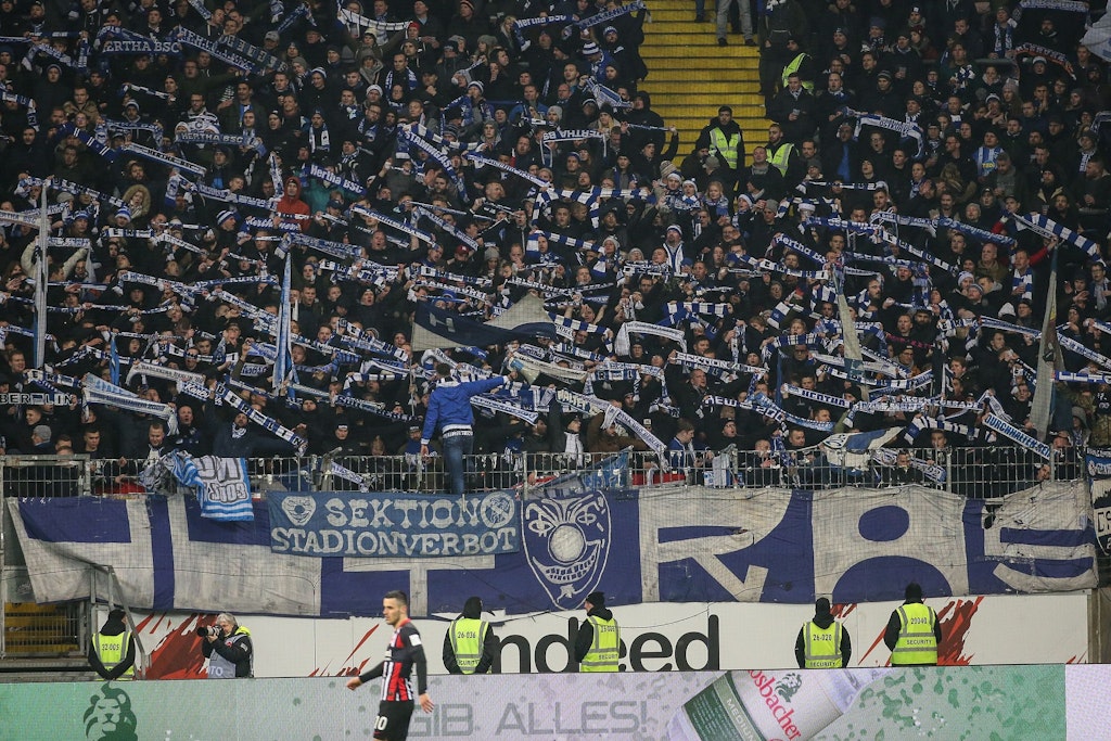 Hertha-Ultras sind für ihre Gesänge bekannt. Jetzt wollen sie das Lied „Layla“ auf Hertha ummünzen.