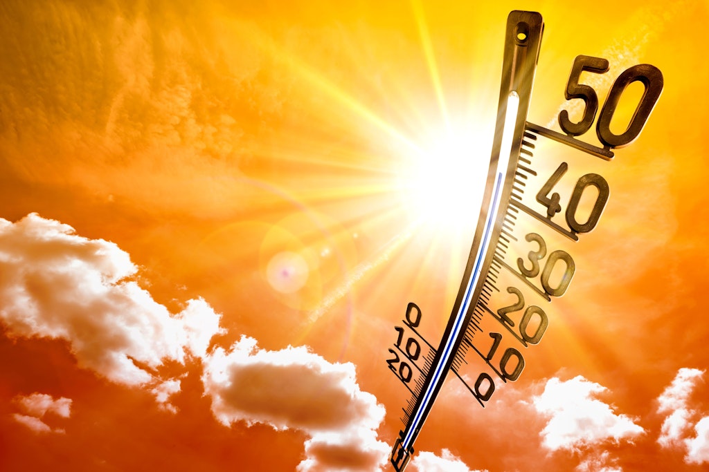 Diese Woche kratzen die Temperaturen wieder an der 40-Grad-MArke - es wird richtig heiß!