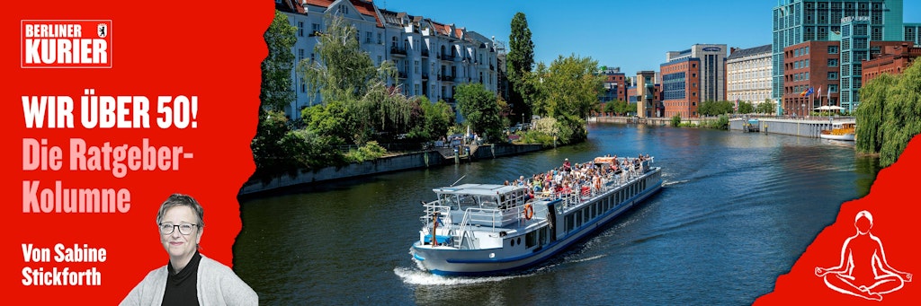 Ein Blick auf die Spree, den ich täglich genieße. Ausflugsdampfer am Spreebogen