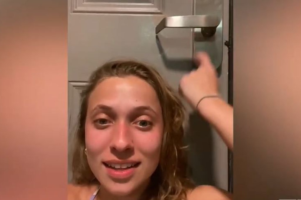 Bailey Rubal hatte sich aus ihrer Wohnung ausgesperrt.