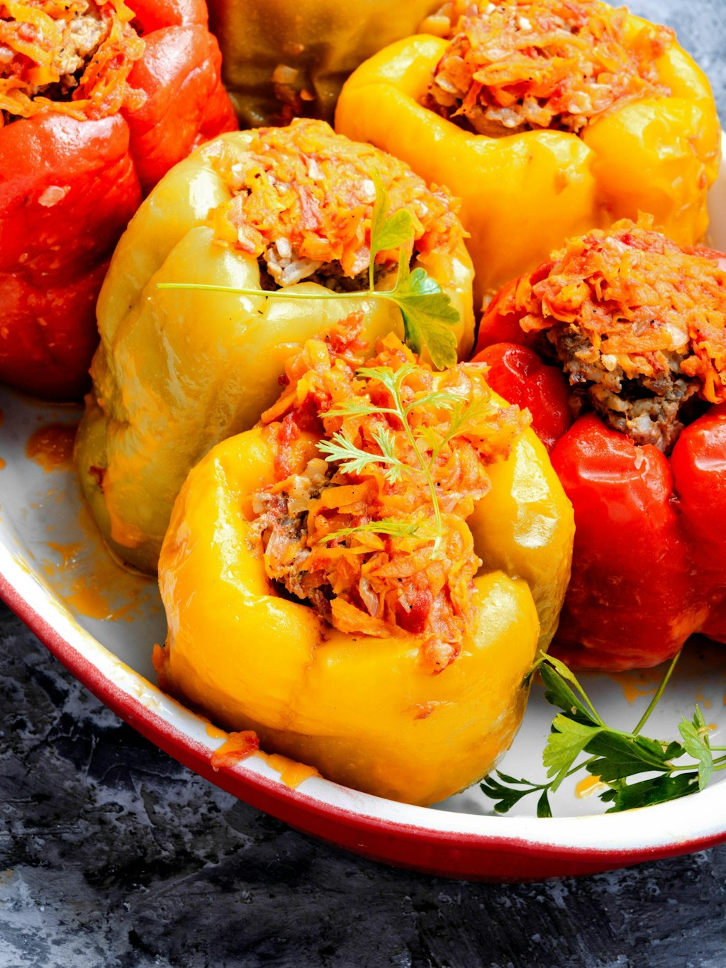 Der Feta gibt dem Paprika-Gericht den besonderen Kick.
