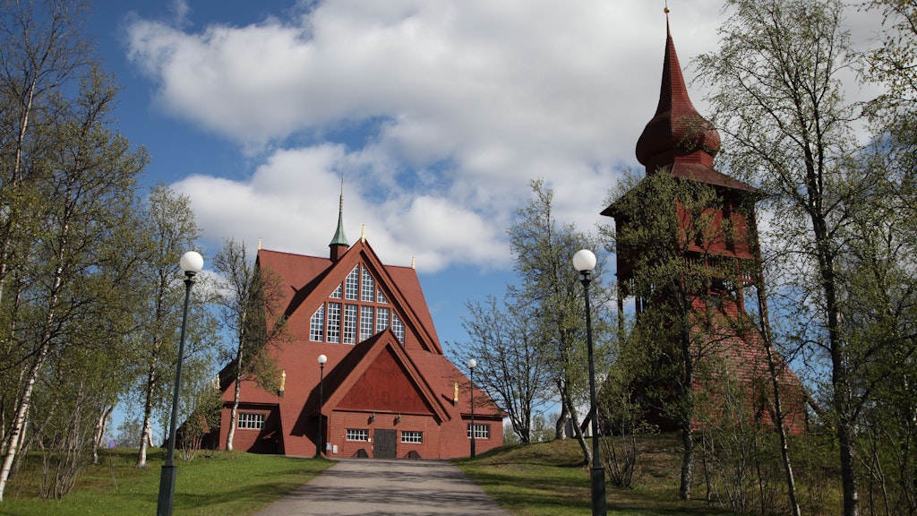 Die Kirche von Kiruna wurde 2001 zum schönsten Gebäude Schwedens gewählt. Sie soll versetzt werden.
