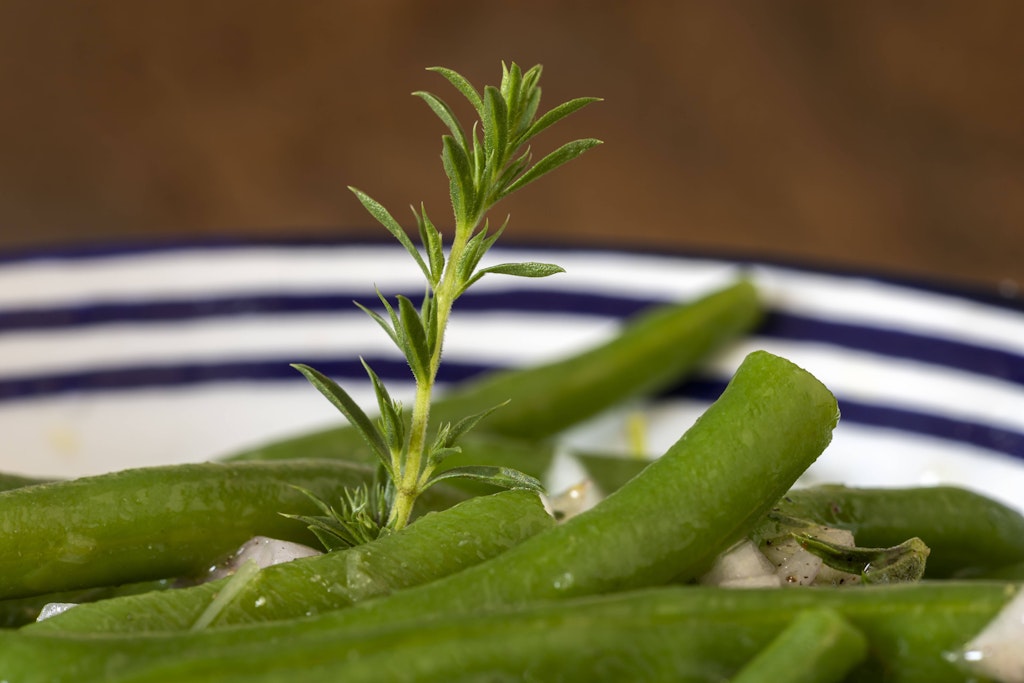 Classic bean salad is extremely tasty and healthy.