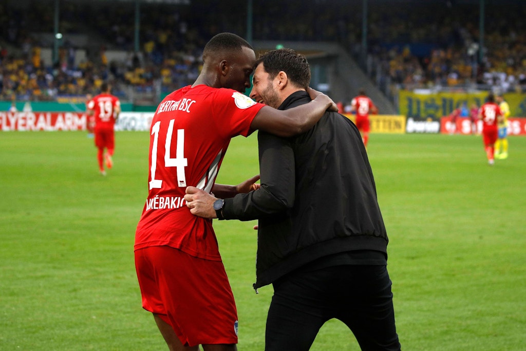 Herthas Dodi Lukebakio und Trainer Sandro Schwarz verstehen sich bestens. Auf den Coach hört der Belgier.