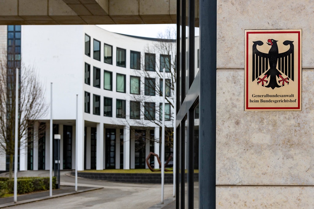 Dienstgebäude des Generalbundesanwalts. Die Behörde nahm in Berlin einen mutmaßlichen Terror-Syrer fest.