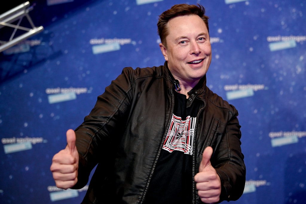 Elon Musk war wohl wieder mal zu Scherzen aufgelegt.