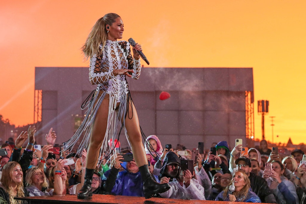 Helene Fischer sang vor 130.000 Fans in München.