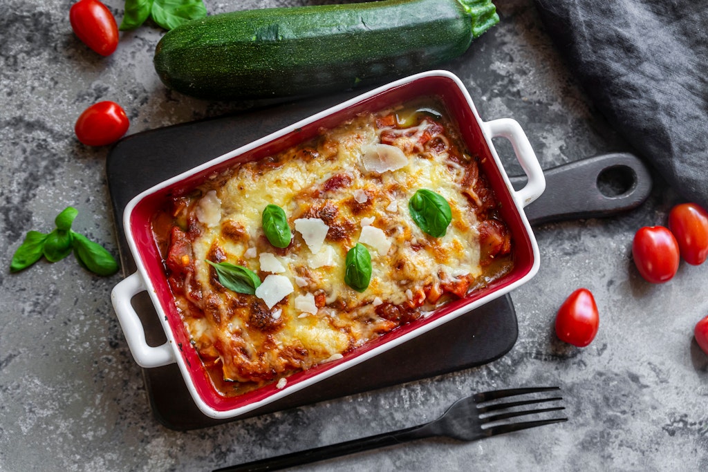 Lasagne schmeckt auch super ohne Fleisch.