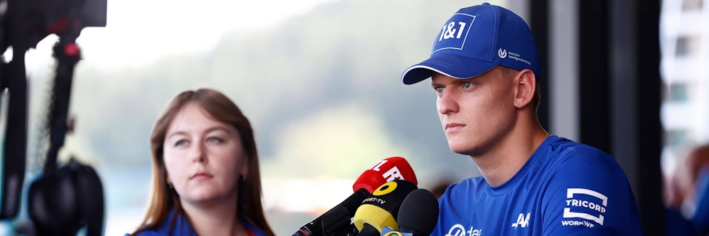 Haas-Pilot Mick Schumacher war mit seinem Quali-Ergebnis in Spa nicht zufrieden.