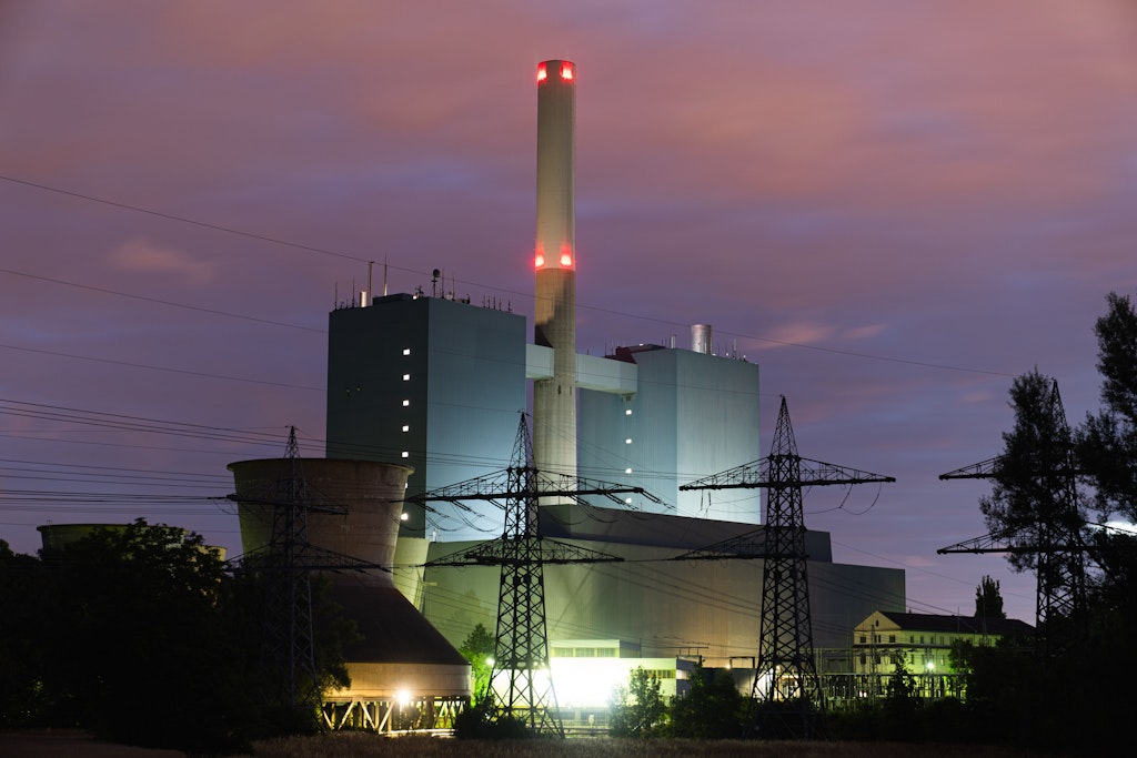 Ein Gaskraftwerk in Bayern.