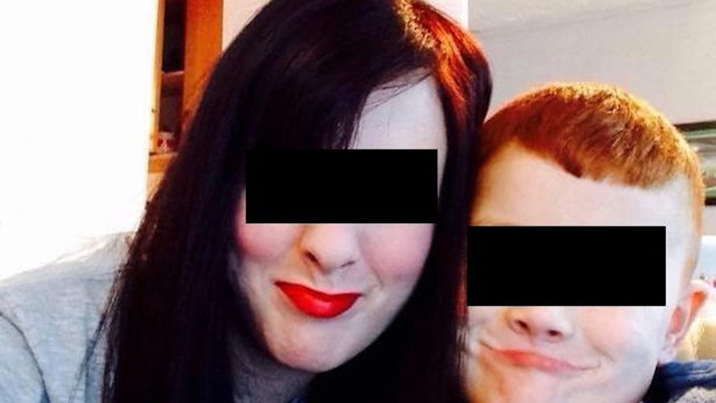 Leon Brown mit seiner Mutter Lauryn Keating. Der Junge starb, nachdem er sich für die „Blackout Challenge“ selbst gewürgt hatte.