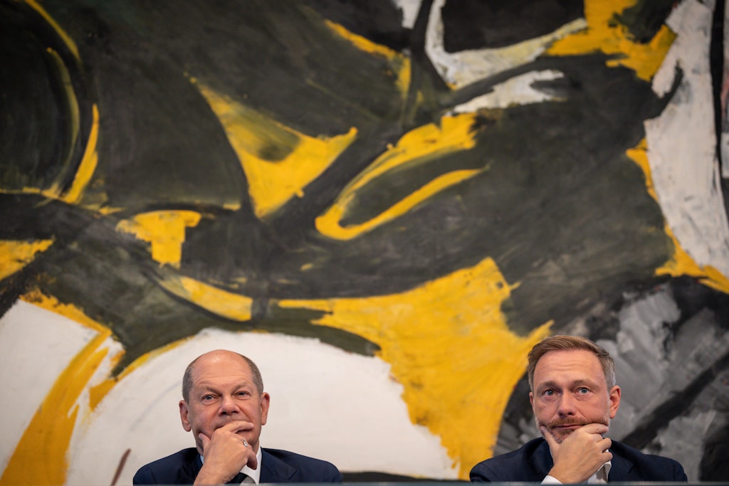 Reicht das neue Entlastungspaket? Kanzler Olaf Scholz (SPD, l.) und Finanzminister Christian Lindner (FDP) scheinen da selbst skeptisch.