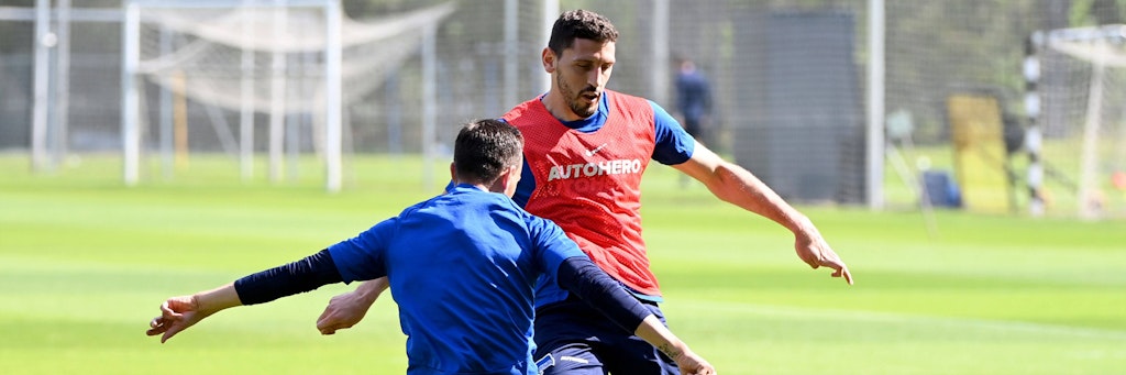 Uru-Star Agustin Rogel (24) ist bei Hertha BSC ein Kandidat für die Startelf im Spiel gegen Bayer Leverkusen. 