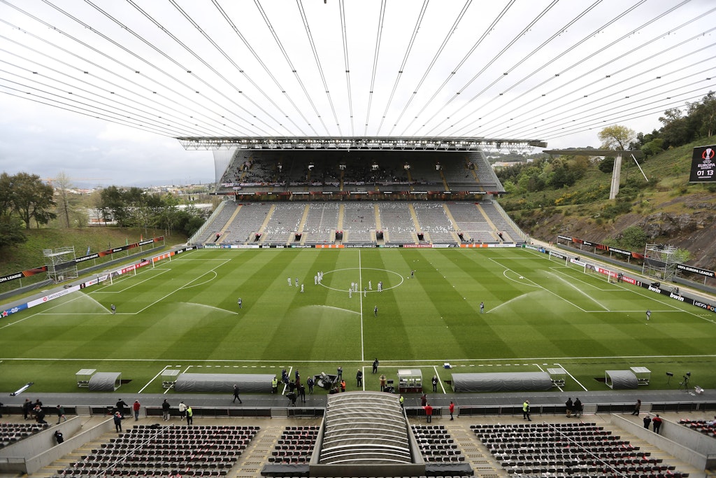 Das Estadio Municipal de Braga: für die Anhänger des 1. FC Union das Ziel der ersten Europa-League-Auswärtsreise