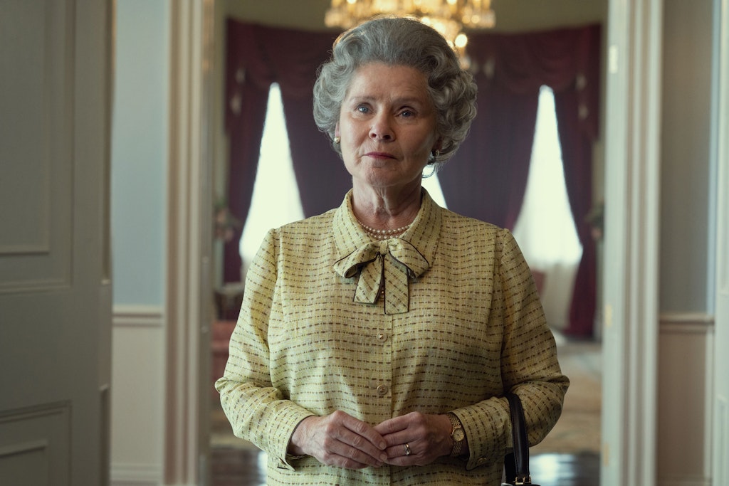 Schauspielerin Imelda Staunton spielt in der fünften Staffel der Netflix-Serie „The Crown“ Königin Elizabeth II.