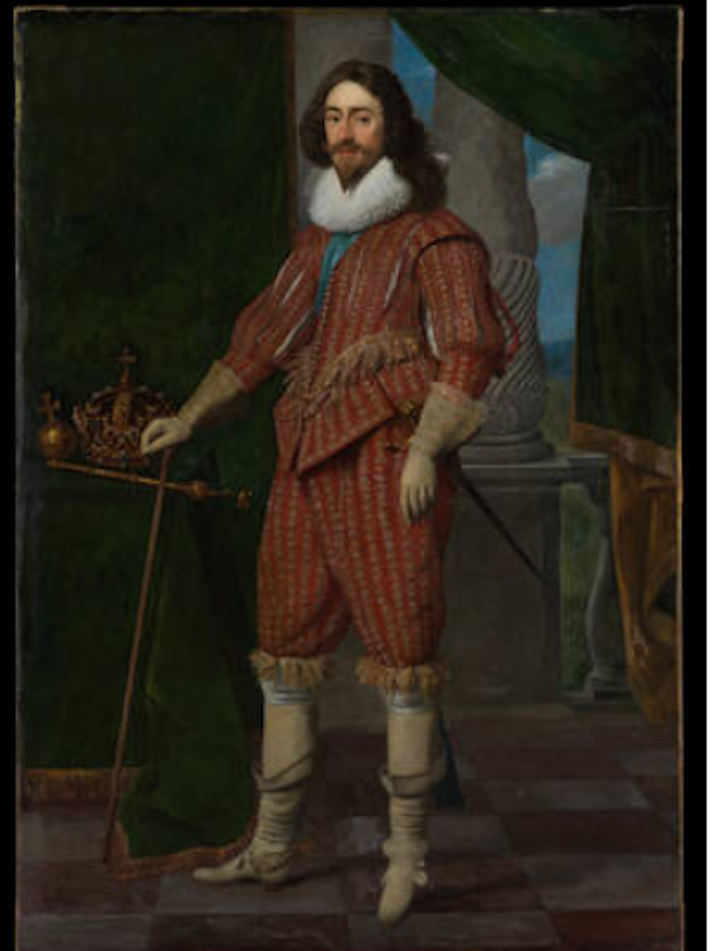 Charles I. (1600-1649) auf einem Gemälde. Der Monarch wurde mit 48 Jahren enthauptet.