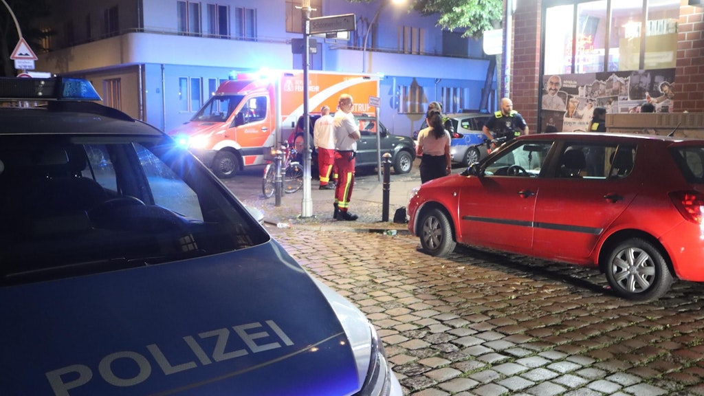 Polizeieinsatz in der Richardstraße in Neukölln.