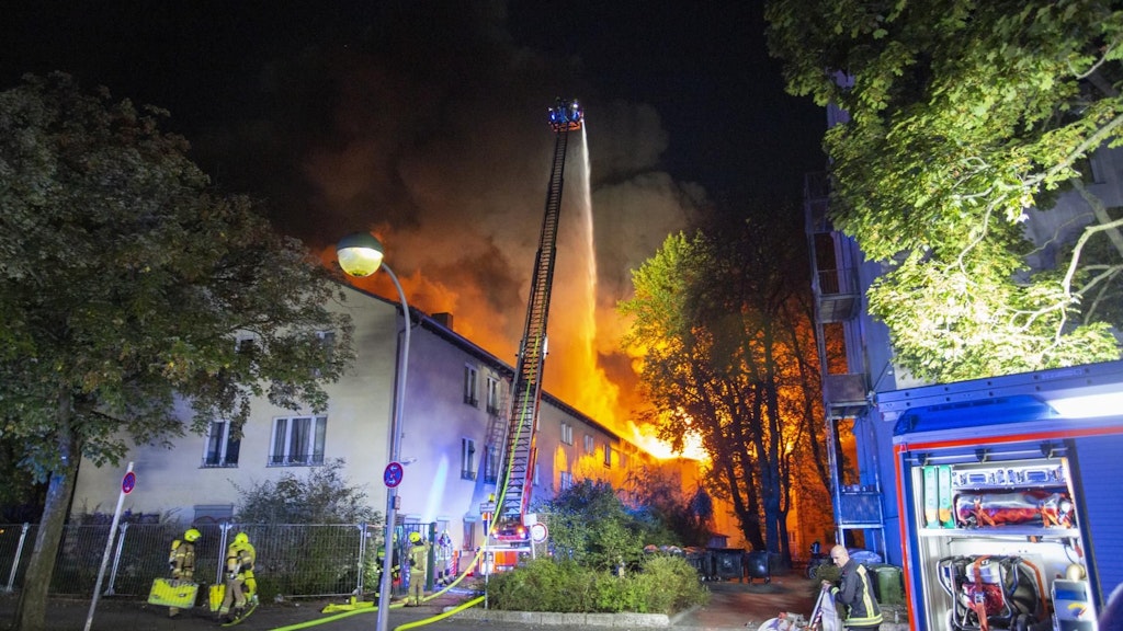 150 Feuerwehrleute waren im Einsatz.