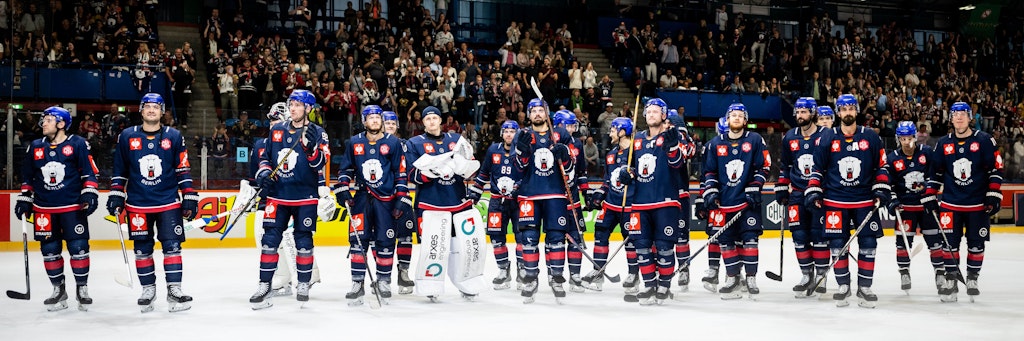 20 Eisbären nach der Champions League im Welli – ein Ziel: der 10. DEL-Titel.