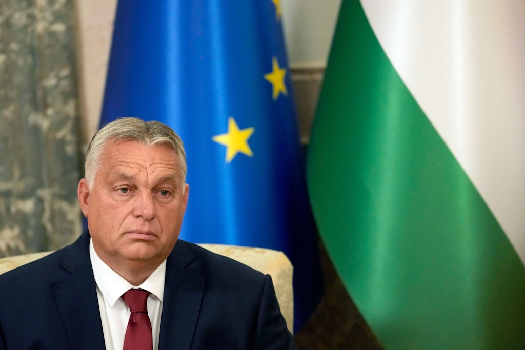 Der rechtspopulistische Ungarische Premierminister Viktor Orban.