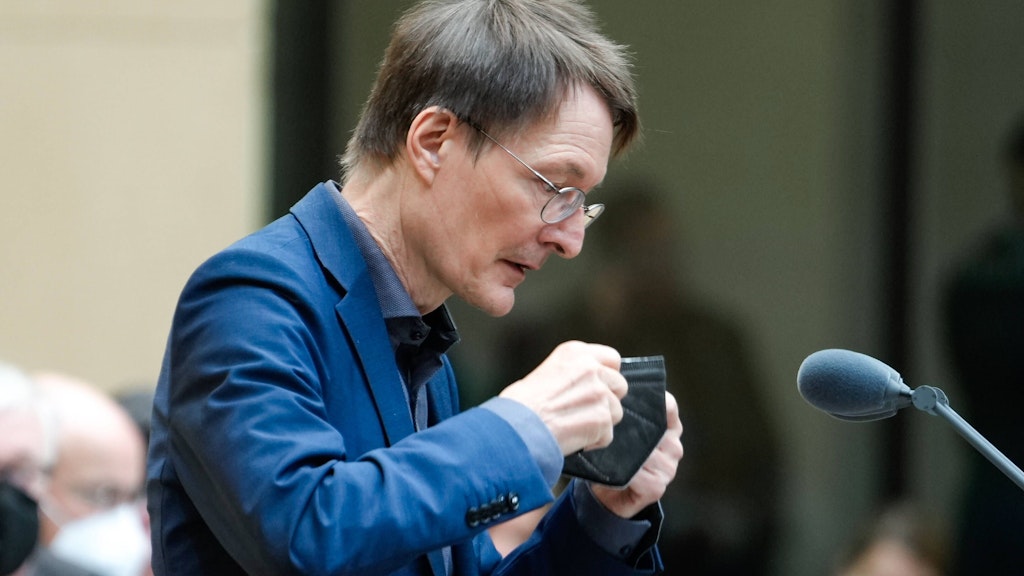 Bundesgesundheitsminister Karl Lauterbach. 