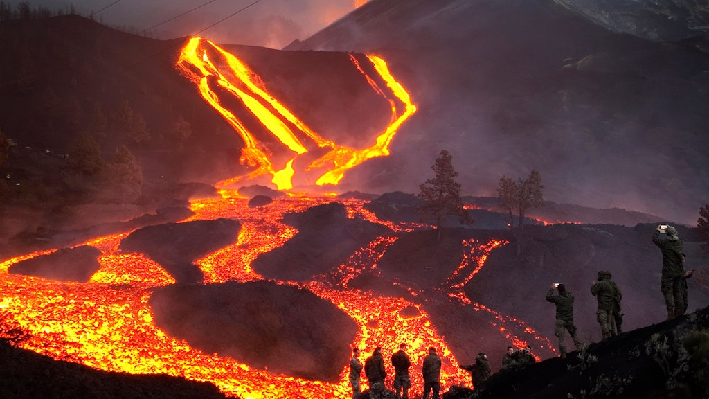 Der Vulkan auf La Palma hielt die Insel im vergangenen Jahr in Atem.
