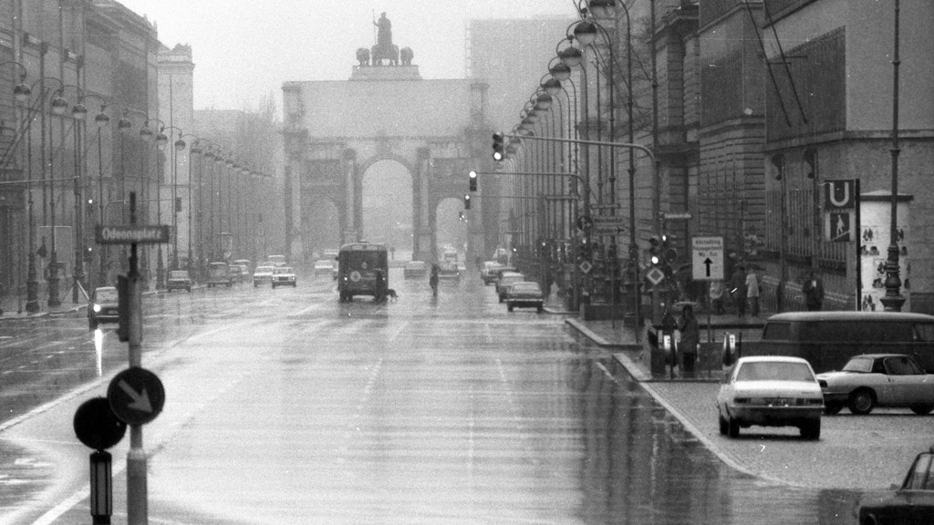 1973 in München: Während der Ölkrise wurden mehrere autofreie Sonntage umgesetzt.