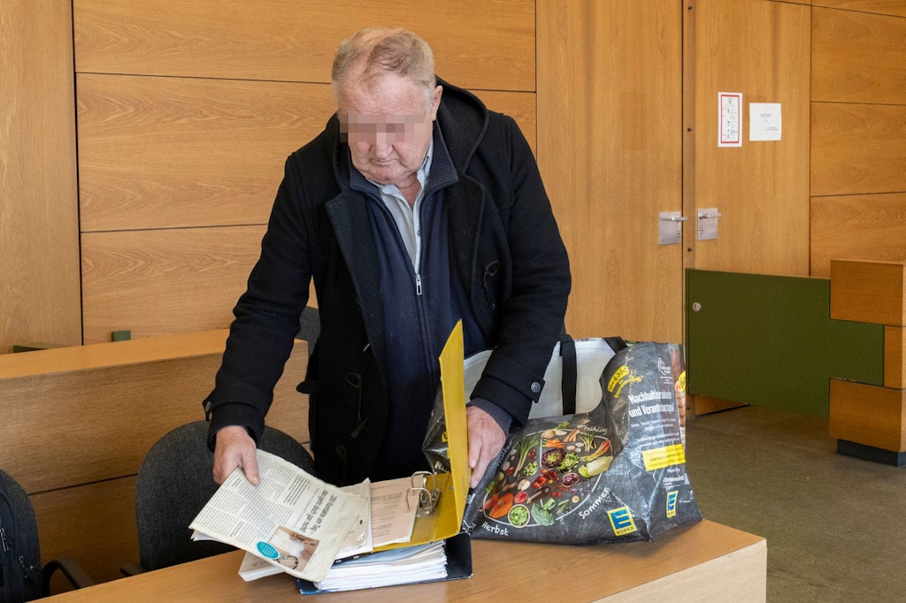 Der Angeklagte Dr. R. am Mittwoch vor Gericht in Berlin