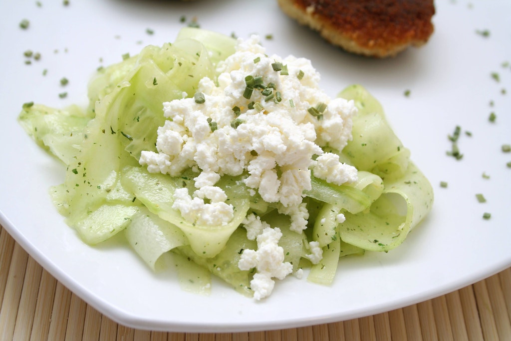 Das Rezept für Gurkensalat mit Feta ist etwas spezieller, aber total lecker.
