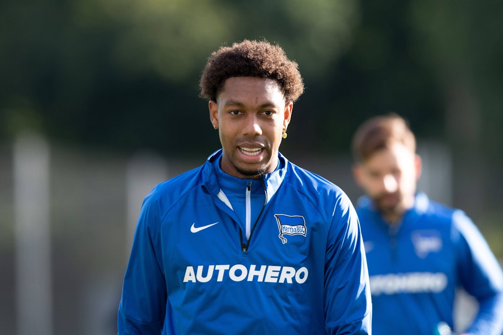 Herthas neuer Mittelfeldspieler „Djanga“ Boëtius kann schon bald wieder trainieren. Nach Entfernung des Hodentumors braucht er nicht zur Chemotherapie.