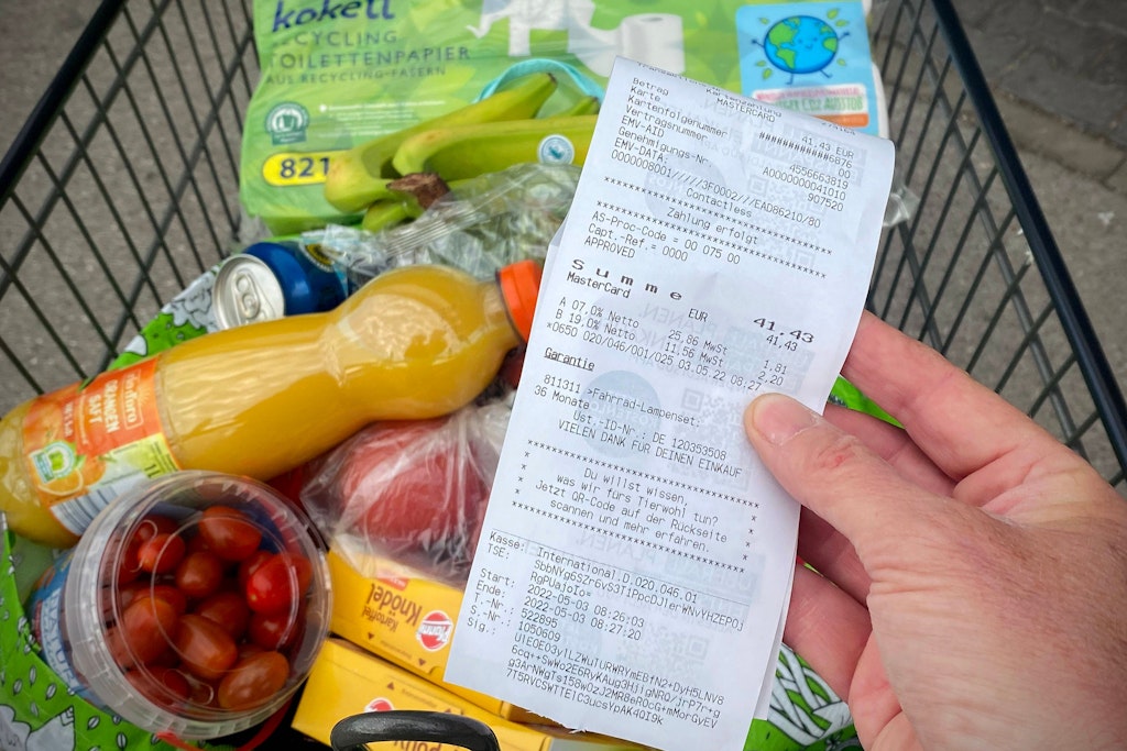 Die Inflation bei Lebensmitteln beträgt inzwischen offiziell 16,8 Prozent.