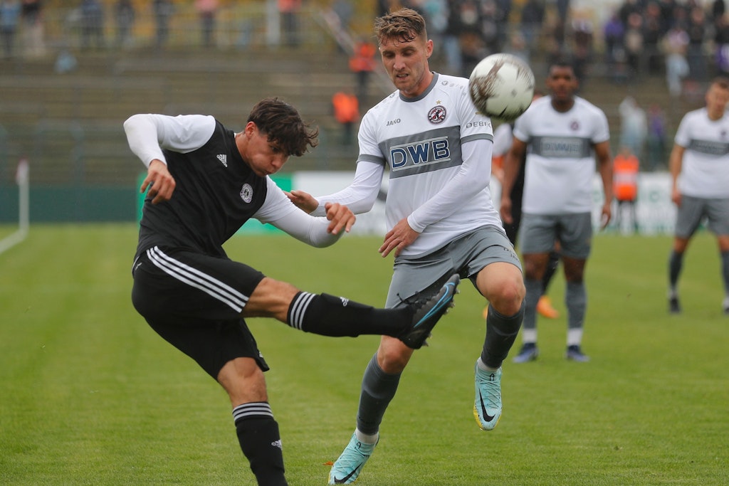 Amar Suljic ackert, macht und tut, ist aber derzeit etwas glücklos beim BFC Dynamo.