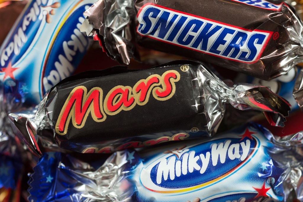 Verschiedene Mars-Schokoriegel liegen bald nicht mehr in den Regalen von Edeka.