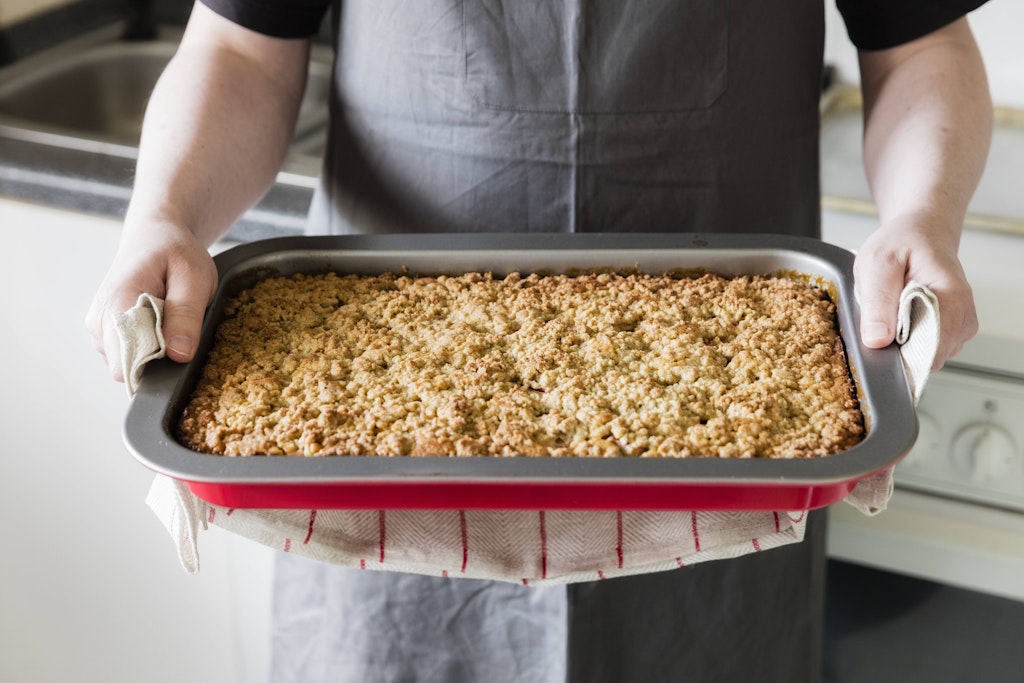 Streuselkuchen - frisch aus dem Backofen. Wie das duftet und schmeckt! 