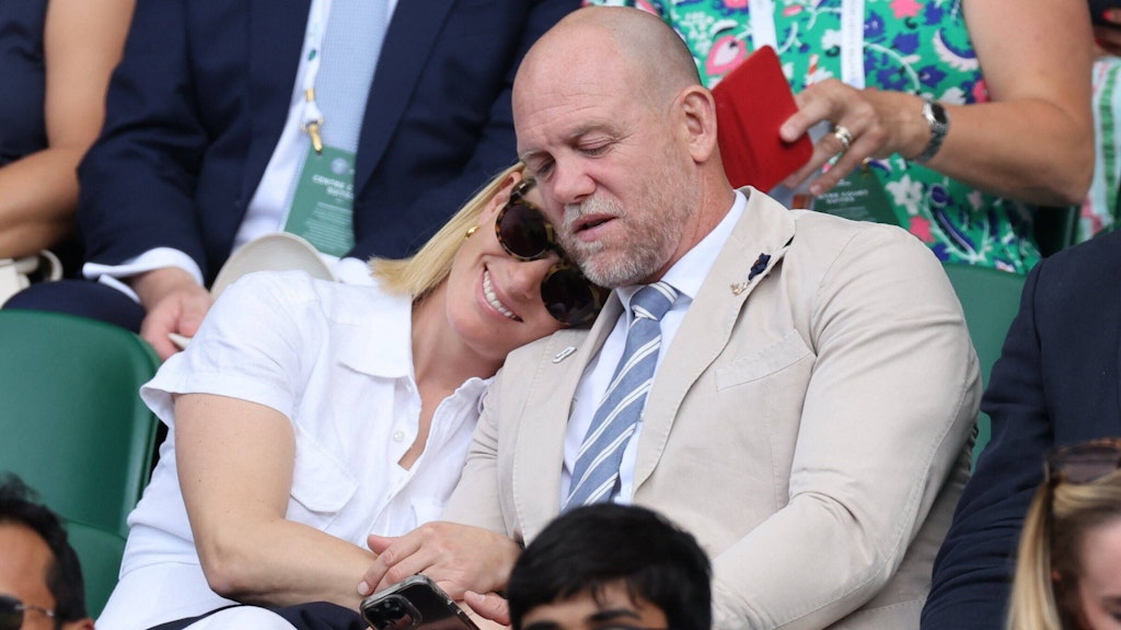 Mike Tindall und seine Frau Zara, die ist die Tochter von Prinzessin Anne.