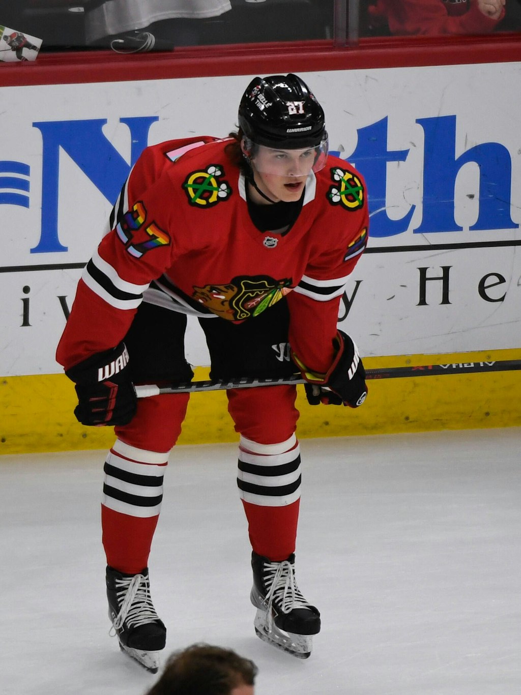 Lukas Reichel im Trikot der Chicago Blackhawks – das gibt es erst mal nicht. 