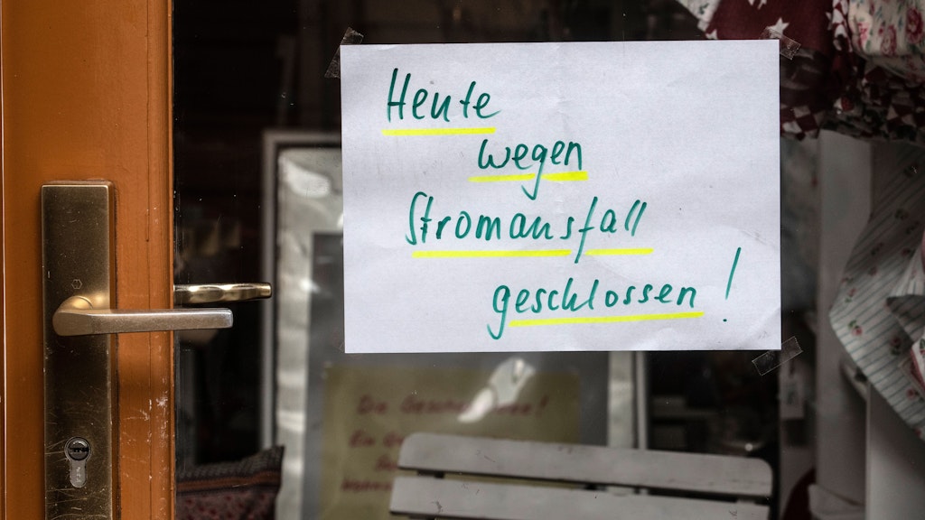 Wegen des Stromausfalls 2019 mussten Geschäfte geschlossen bleiben.