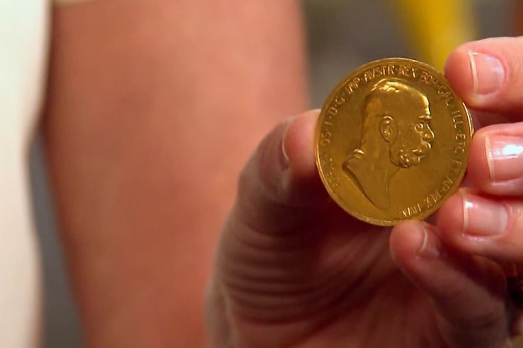 Kaiser Franz Joseph in Gold – diese Münze steht bei „Bares für Rares“ zum Verkauf.