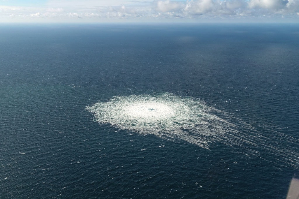 Nach den Explosionen auf dem Grund der Ostsee waren riesige Mengen Gas ausgetreten. 
