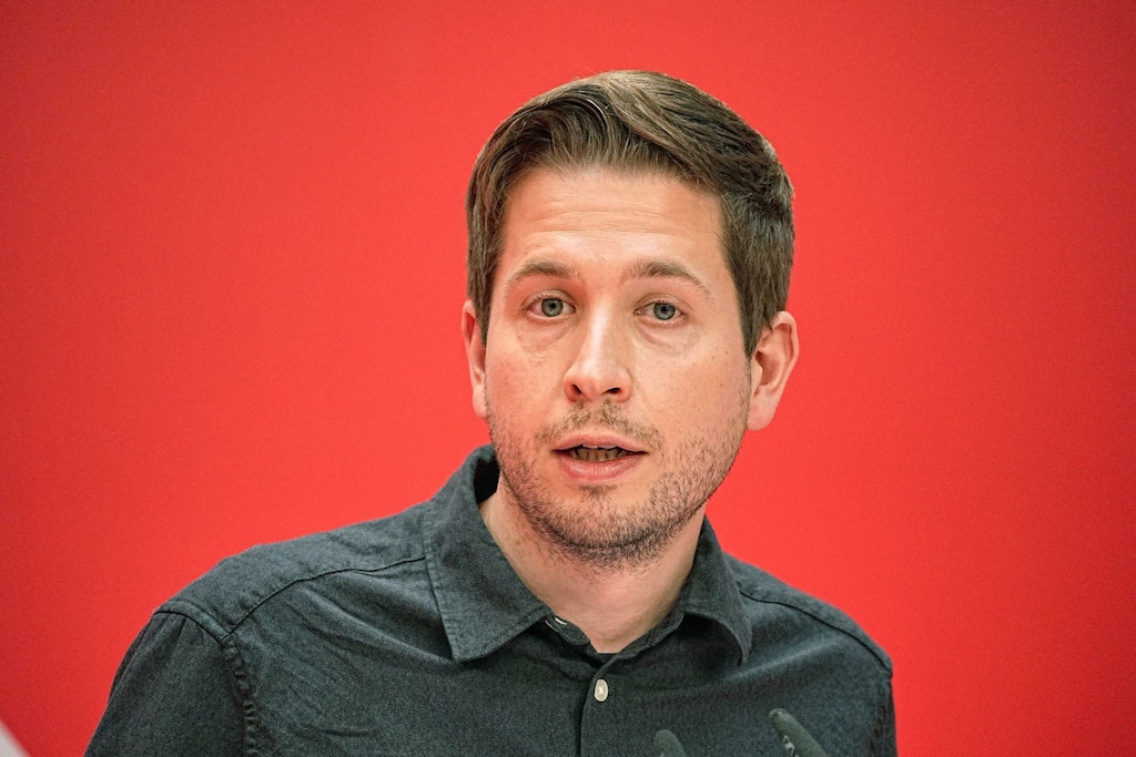  SPD-Generalsekretär Kevin Kühnert sagt über Veranstaltungen, auf denen man über den rotem Teppich geht: "Da sind wir raus." 