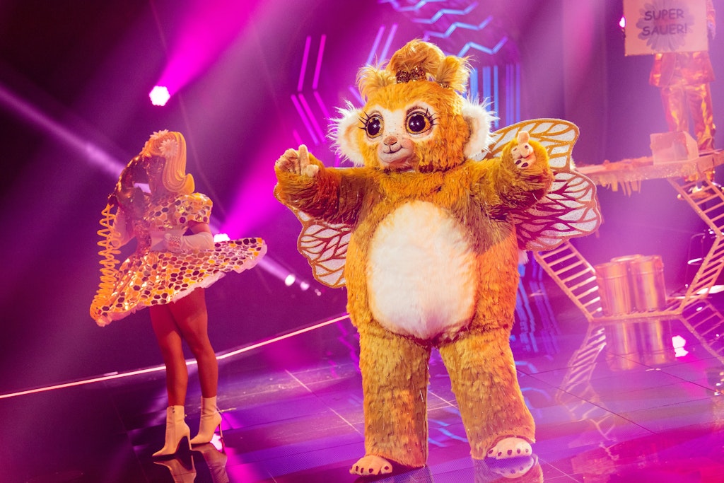 Der süße Goldi schaffte es in der aktuellen Folge von Masked Singer in die nächste Runde.