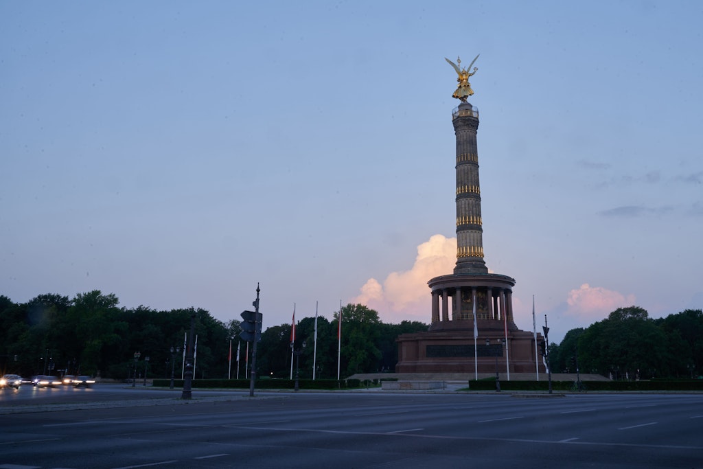 Siegessäule im Tiergarten.