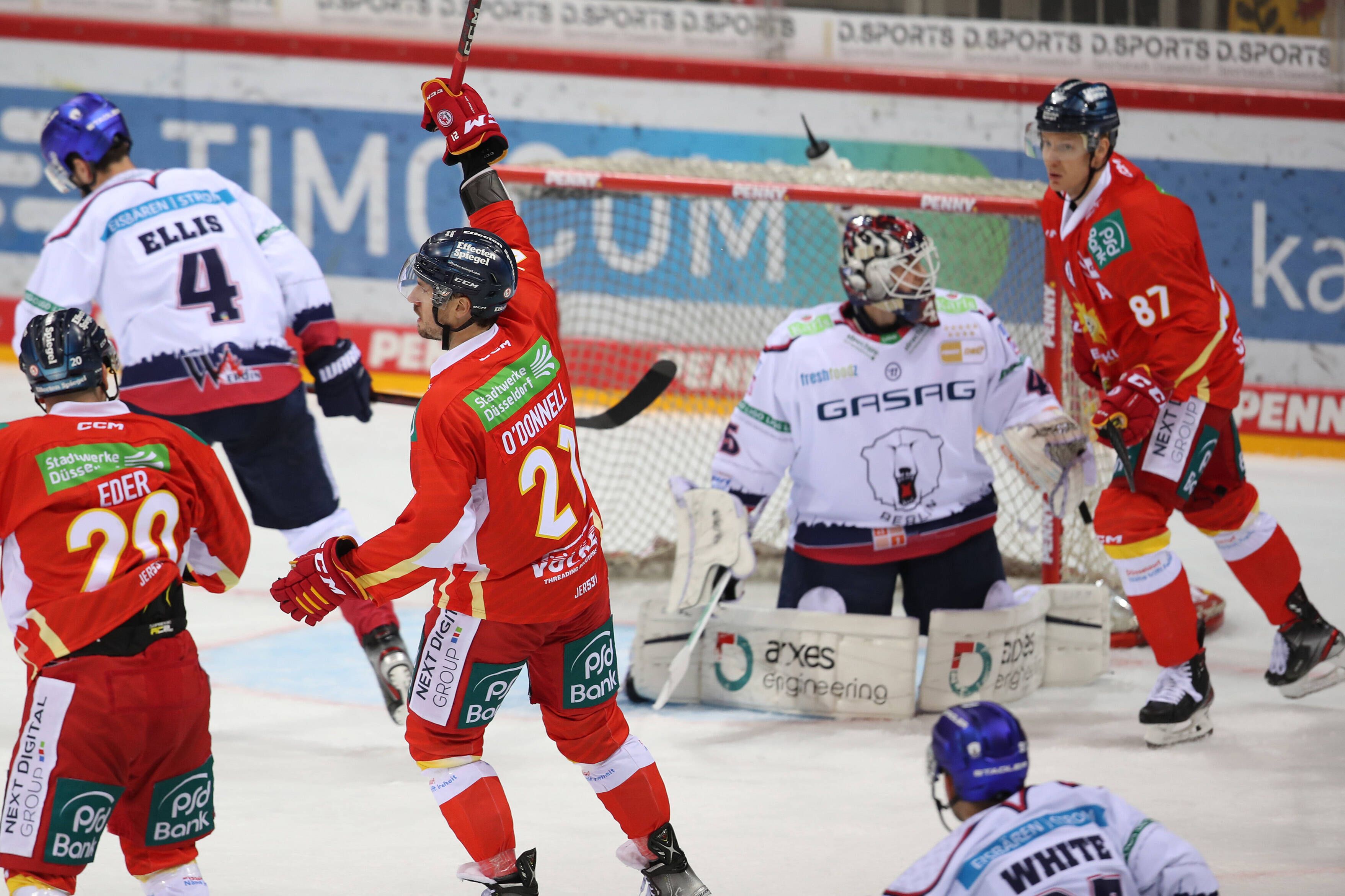 2:4 Bei Der Düsseldorfer EG! Eisbären Berlin Zementieren Sich Im DEL ...